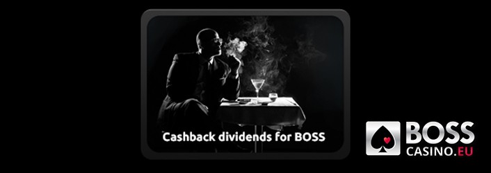 BossCasino Cashback Dividends
