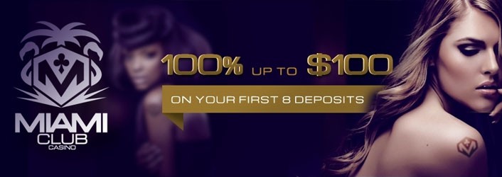 Miami club casino Welcome bonus